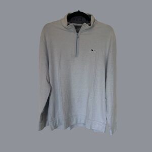 Vineyard Vines Men's light blue Saltwater Quarter
1/4 Zip - Large